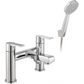 Vado Taps & Wastes - Irlo Deck Mounted Bath Shower Mixer + Shower Kit