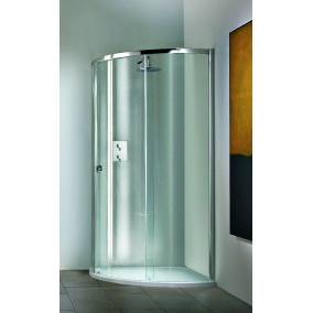 Matki Shower Enclosures - Radiance Curved Corner Surround & Raised Tray 825mm RH