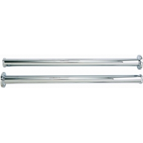April Taps & Wastes - 1 Pair of Over Edge/Rim Pipe Shrouds