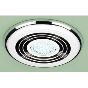 HIB Accessories - Turbo Inline Fan ?14.5 x D1.5cm With LED Lamp
