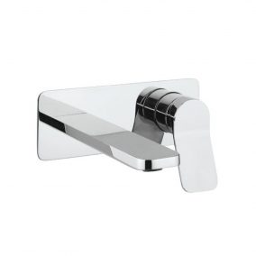 Crosswater Taps & Wastes - Glide II Wall Mounted Basin Set Single Plate