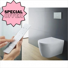 Duravit Toilets & Bidets - Duravit SensoWash Starck F Lite Compact Wall Hung Shower