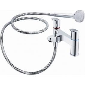 Ideal Standard Taps & Wastes - Ceraflex 2TH Deck Mounted Dual Control Bath Shower Mixer