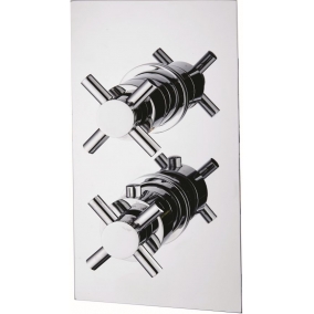 Niagra Showers - Carter Concealed Twin Valve Crosshead
