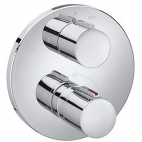 Roca Showers - T-1000 Built In Thermostatic Bath Shower Mixer (2 Outlets)