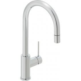 Vado Taps & Wastes - Zoo Curve Mono Sink Mixer Deck Mounted