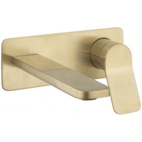 Crosswater Taps & Wastes - Glide II Wall Mounted Basin Set Single Plate