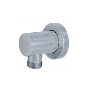 Armera Showers - Round Wall Outlet - Brushed Stainless Steel