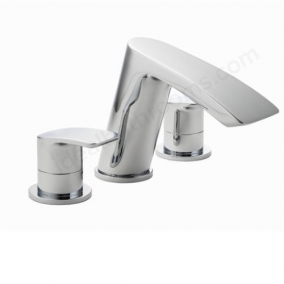 Essential Taps & Wastes - Pisco 3 Hole Bath Filler
