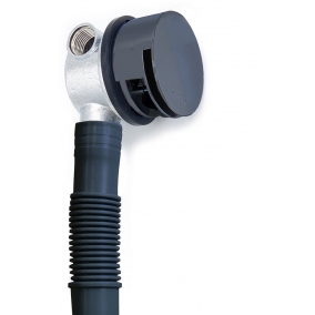 Armera Taps & Wastes - Bath Filler Waste With Click Clack Plug - Brushed Black