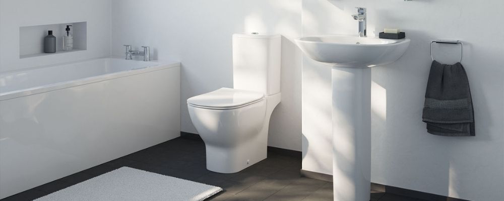 Ideal Standard Tesi Close Coupled Toilet Rimless Aquablade